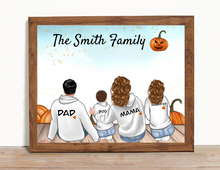 Load image into Gallery viewer, Halloween Family Portrait Picture
