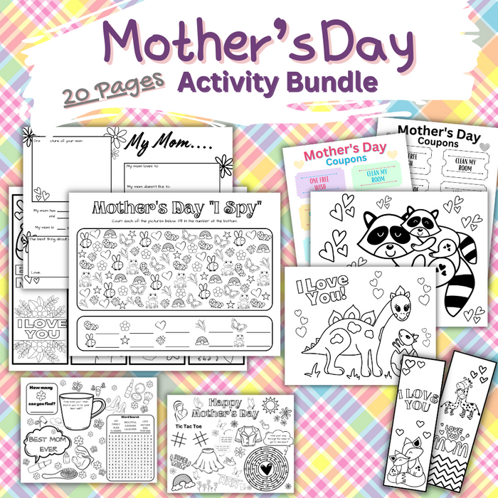 Mother's Day Printable Bundle Pretty Times Two