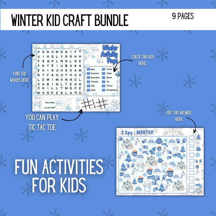 Winter Craft Kit Bundle 2 Pretty Times Two