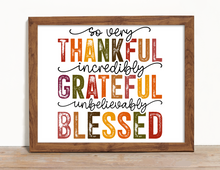 Load image into Gallery viewer, Thankful, Grateful, Blessed Personalized Picture
