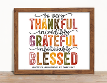 Load image into Gallery viewer, Thankful, Grateful, Blessed Personalized Picture
