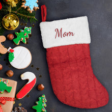 Load image into Gallery viewer, Embroidered Christmas Stocking teelaunch
