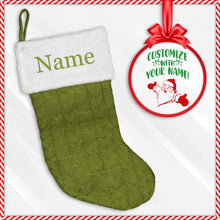 Load image into Gallery viewer, Embroidered Christmas Stocking teelaunch
