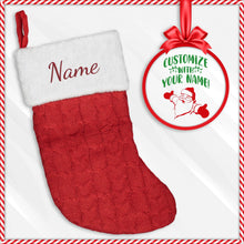 Load image into Gallery viewer, Embroidered Christmas Stocking teelaunch
