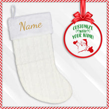 Load image into Gallery viewer, Embroidered Christmas Stocking teelaunch
