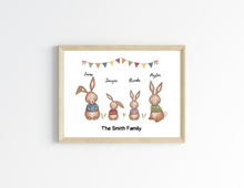 Load image into Gallery viewer, Bunny Family Picture Pretty Times Two
