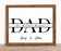 Father's Day Monogram Picture Pretty Times Two