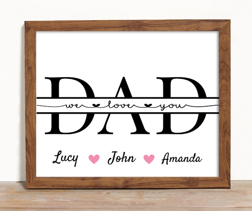 Father's Day Monogram Picture Pretty Times Two