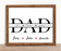 Father's Day Monogram Picture Pretty Times Two