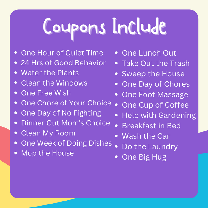 Mother's Day Coupons Pretty Times Two